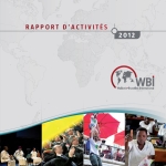 Couverture du Rapport d'activités 2012 de WBI