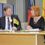 Jakub Dürr, vice-Ministre tchèque des Affaires étrangères et Pascale Delcomminette, Administratrice générale de Wallonie-Bruxelles International