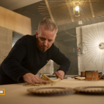 Yves Dejardin de Art Maker dans son atelier 