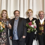 Catherine Deneuve, Jaco Van Dormael, Anna Tenta et Daniel Marquet