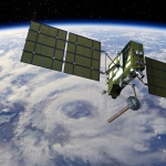 Satellite dans l'espace