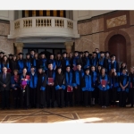 Remise des diplômes à l'Université de Sofia, le 20 mars 2015