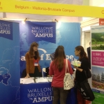 Le stand de Wallonie-Bruxelles Campus