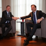 Paul Magnette et Mark Rutte