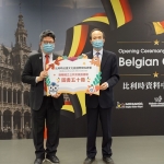 Inauguration du Belgian Corner de livres à Taïwan - Dr Liu Chiu-Ching et  Philippe Tzou  (c) WBI