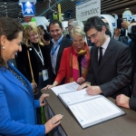 Signature de l'accord entre Greenwin et Trimatec