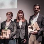 Trophées des Belges du Bout du Monde 2019. De g à d.: Antoine Thys, Marie-Pierre Lissoir, Pascale Delcomminette, Gauthier Lagasse, Pierre-Yves Jeholet