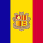 Drapeau de l'Andorre