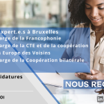 Affiche pour le recrutement de 3 experts 