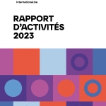 Couverture du rapport d'activités 2023